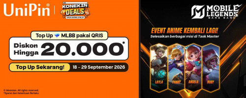 Misi Baru, Reward Baru! Top Up Diamond MLBB Diskon Hingga Rp20.000!